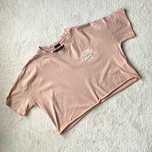 Abercrombie & Fitch cropped cotton T-shirt
